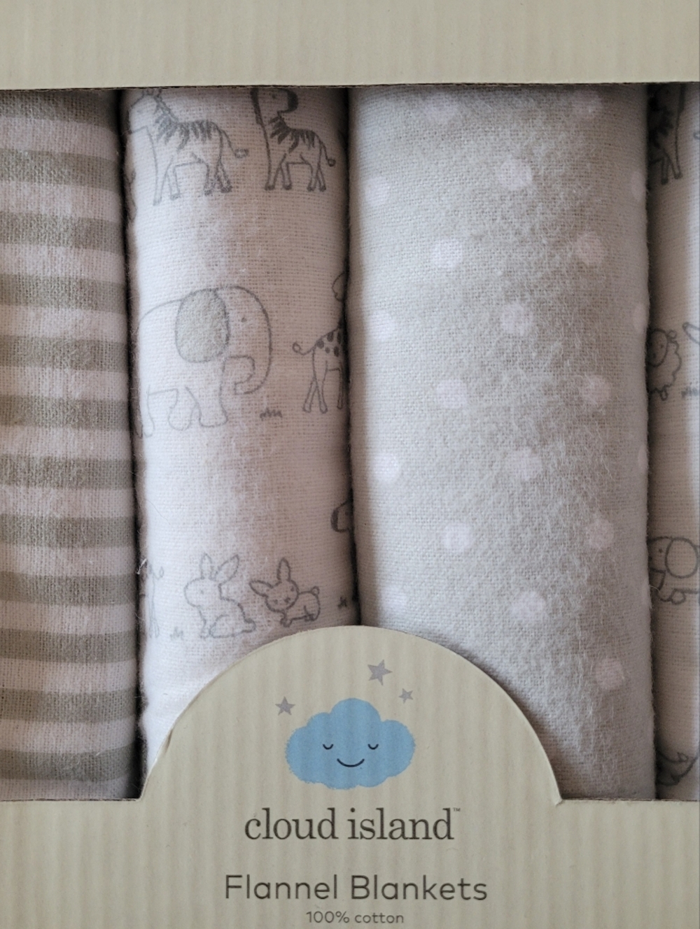 Cloud Island Flannel Blankets